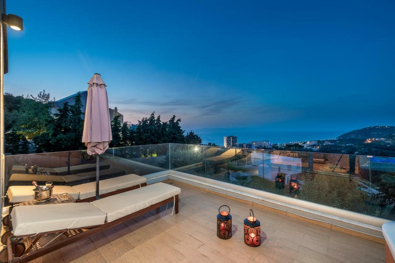 Flyviewflatsgold Privatehottub With Seaview Lägenhet Ixia  Exteriör bild
