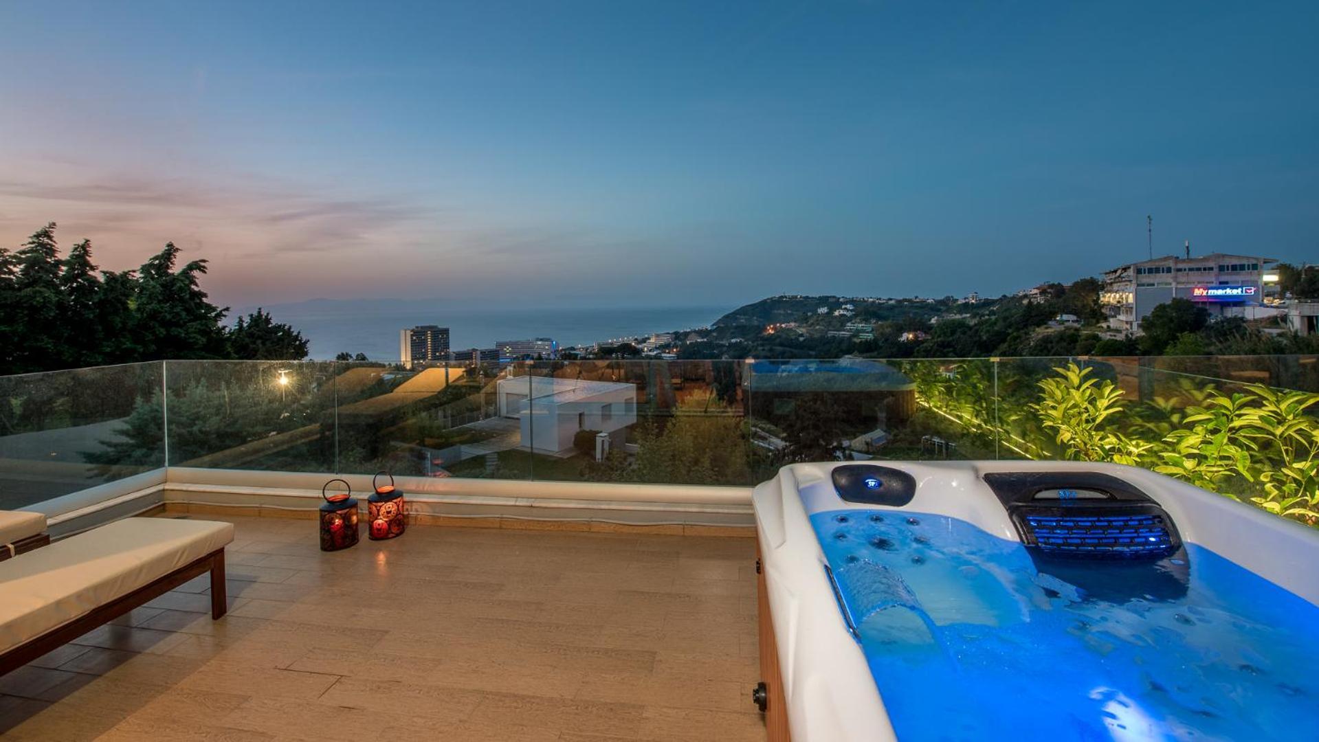 Flyviewflatsgold Privatehottub With Seaview Lägenhet Ixia  Exteriör bild