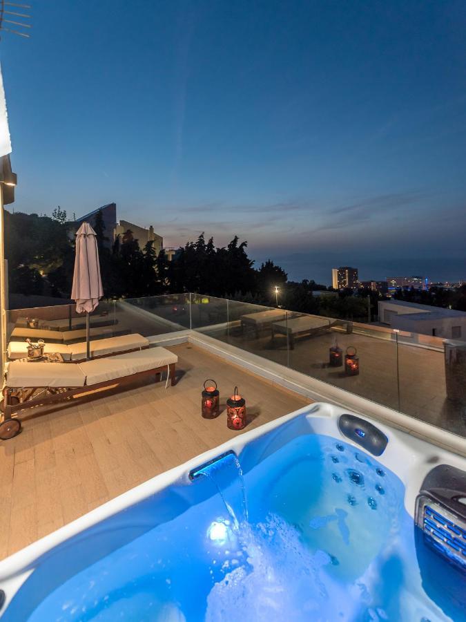 Flyviewflatsgold Privatehottub With Seaview Lägenhet Ixia  Exteriör bild