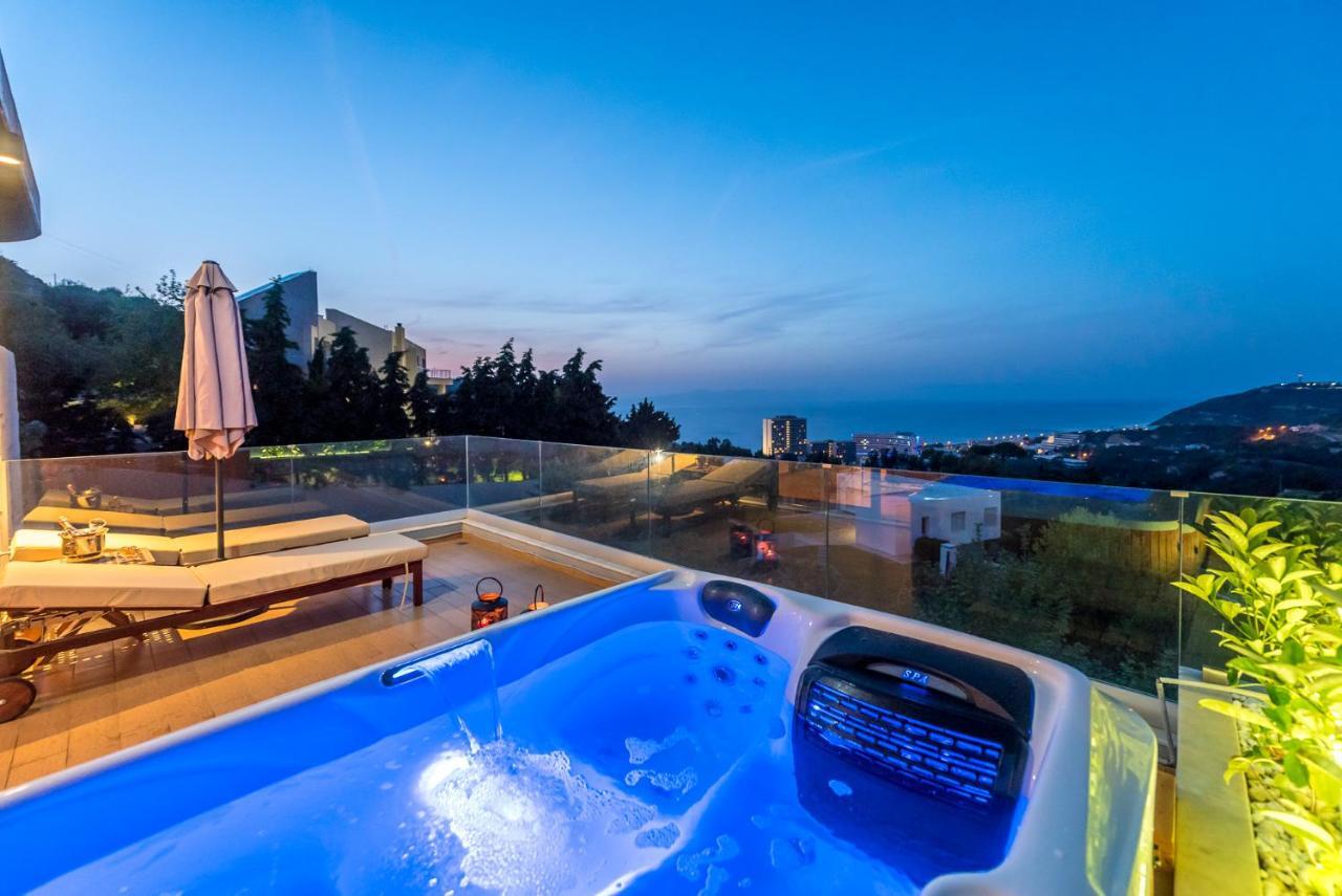 Flyviewflatsgold Privatehottub With Seaview Lägenhet Ixia  Exteriör bild